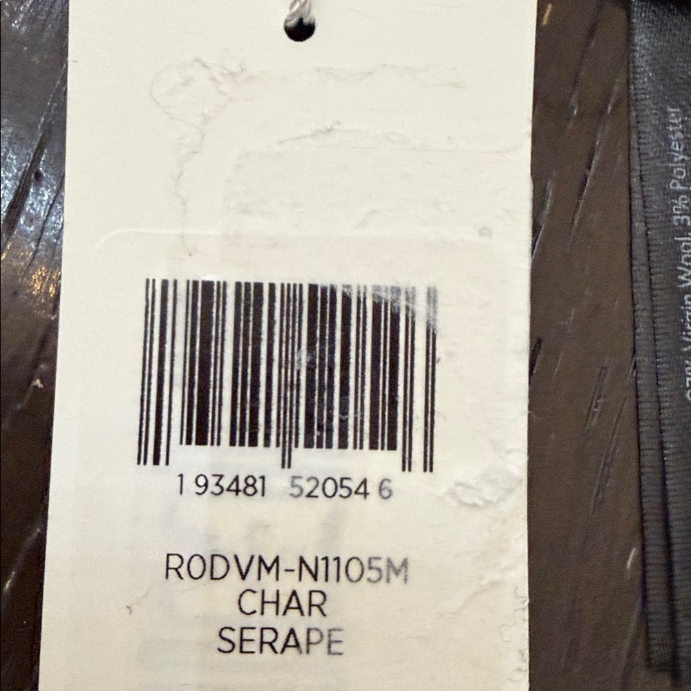 NWT Eileen Fisher Charcoal Virgin Wool Serape OS/TU - Picture 8 of 8